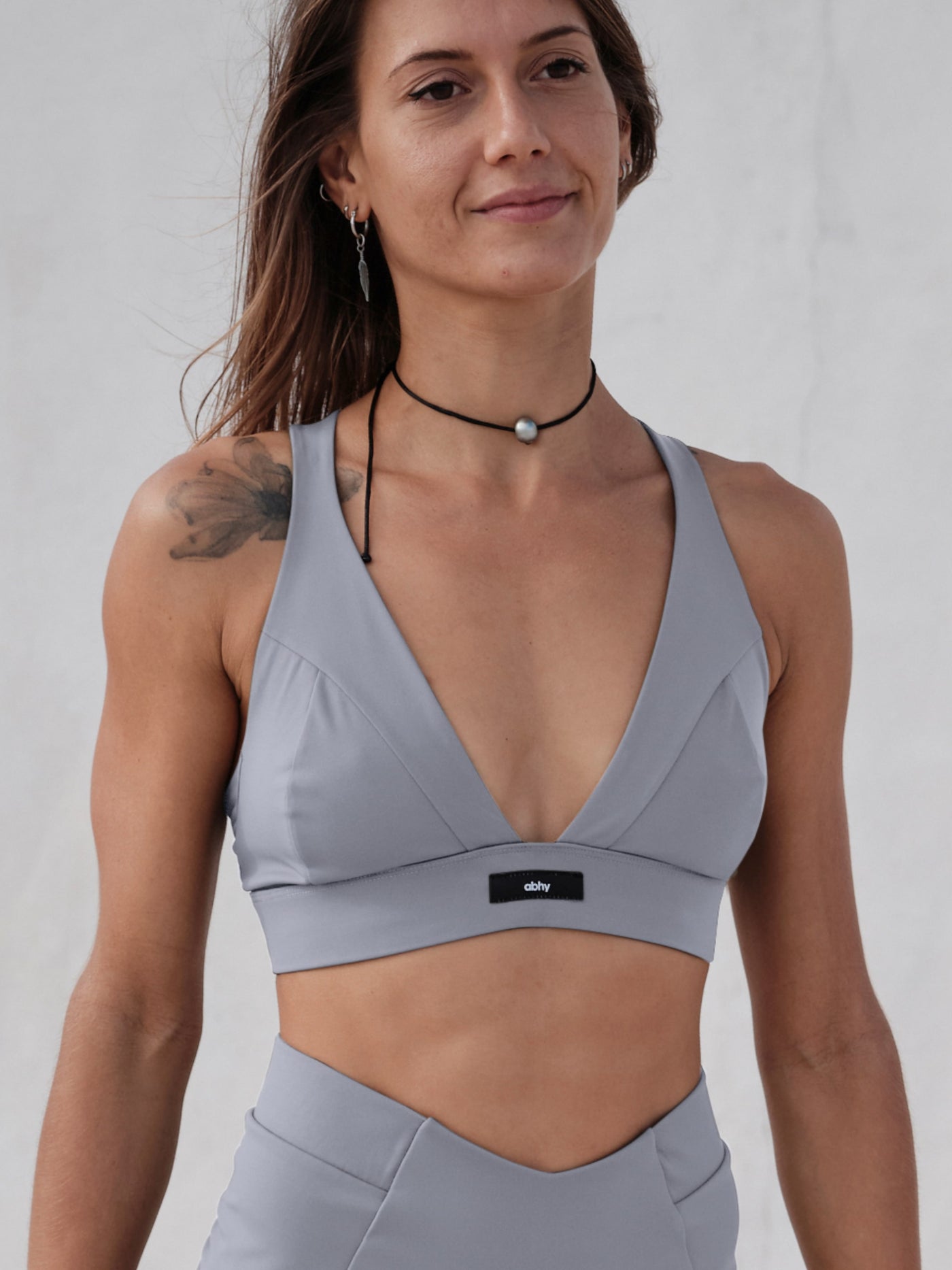 Iconic Triangle Bra - Soft Grey